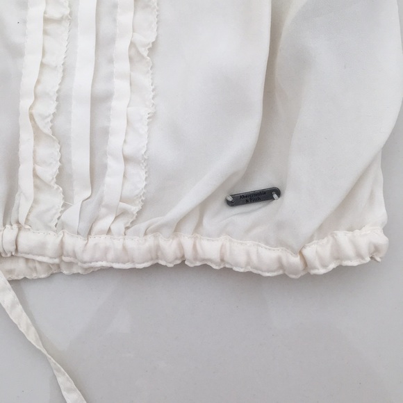 ABERCROMBIE & FITCH cream blouse - Picture 4 of 7